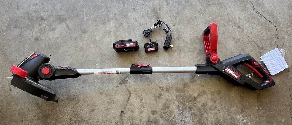 Hyper Tough 20V Max Cordless 12-inch Lawn Trimmer HT21-401-003-02
